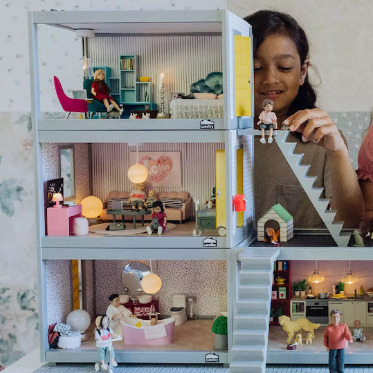 Lundby Μπανιέρας με Μπουρνούζι Έπιπλα για Κουκλόσπιτο