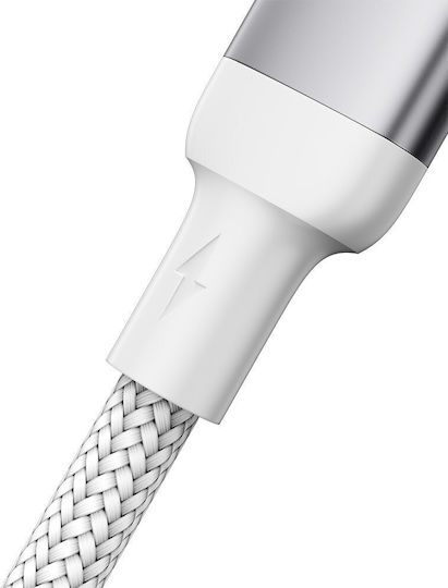 Joyroom S-CL020A10 Geflochten USB-C zu Lightning Kabel 20W Weiß 1.2m