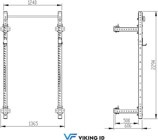 Viking Power Rack fără greutăți