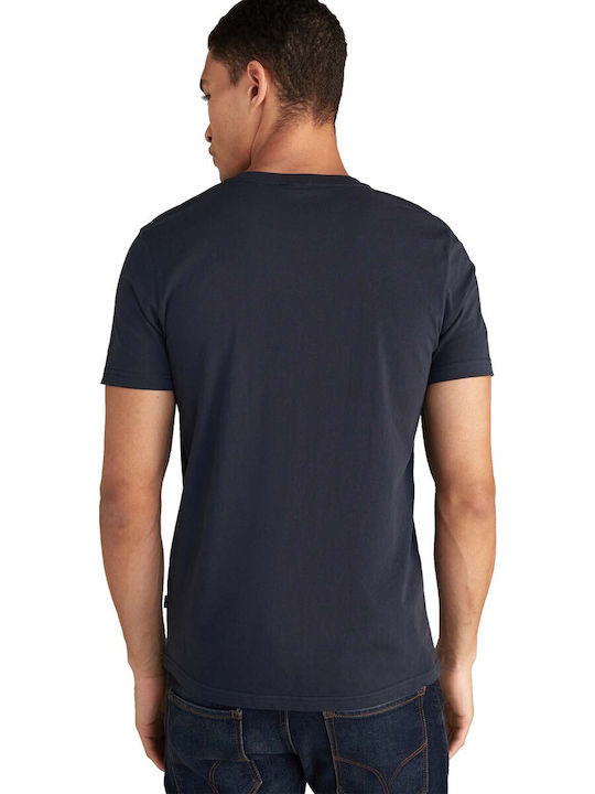 Joop! Alex Herren T-Shirt Kurzarm Marineblau