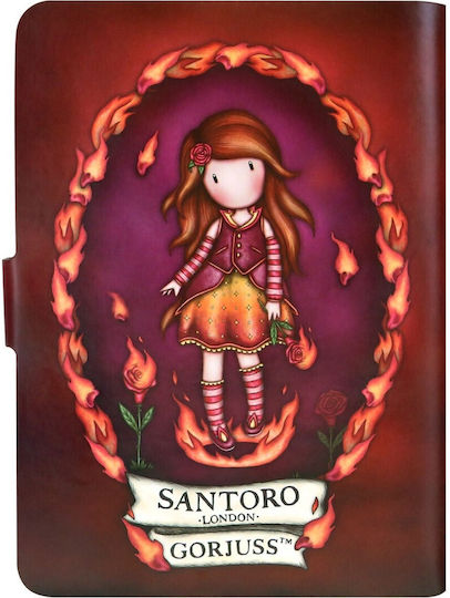 Santoro Fire In My Heart Notizblock 200 Blätter Geregelt Rosa