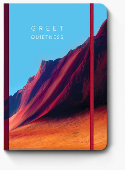 adBook Great Quiteness Notebook 192 Sheets B5 Ruled with Elastic Multicolour