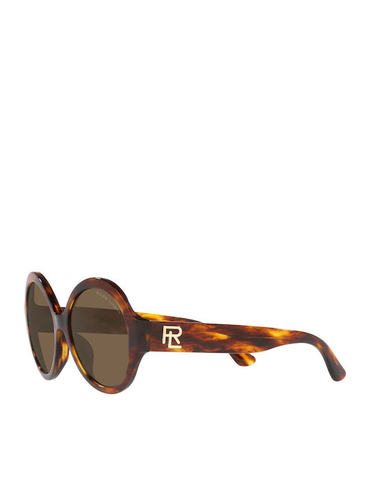 Ralph Lauren The Farrah Women's Sunglasses with Brown Tartaruga Plastic Frame and Brown Lens RL8207U 500773