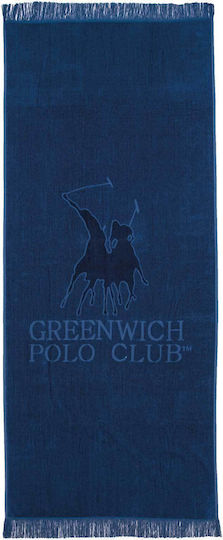 Greenwich Polo Club Beach Towel Cotton Blue 190x90cm.