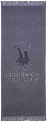 Greenwich Polo Club Плажна Кърпа Памучна Сив 190x90см.