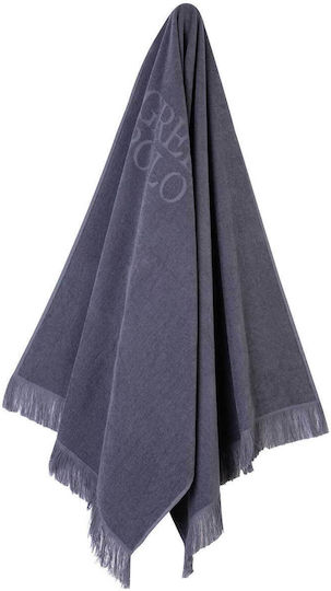 Greenwich Polo Club Beach Towel Cotton Gray 190x90cm.