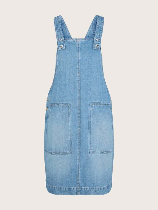 Summer Mini Denim Blue Dress