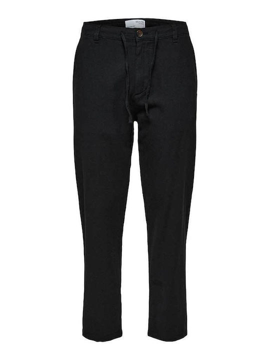 Trousers in Relaxed Fit Black