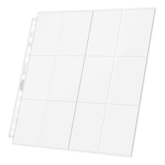 Ultimate Guard 24-Pocket Pages Black Side-Load Card Pages 12-Pocket Standard Size 10τμχ Black UGD011321