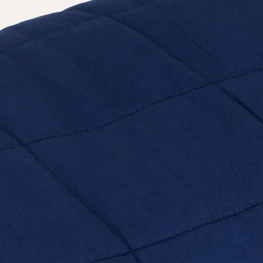 vidaXL Schwerkraftdecke Moné 152x203cm Blau