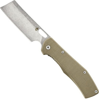 Gerber Flatiron Pocket Knife Green with Blade made of Stainless Steel