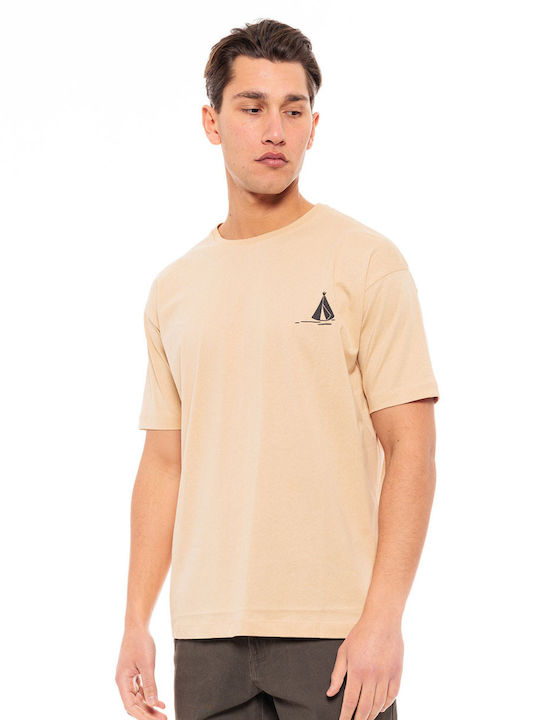 T-shirt Μπεζ