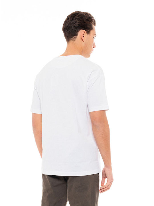 Splendid Herren T-Shirt Kurzarm Weiß