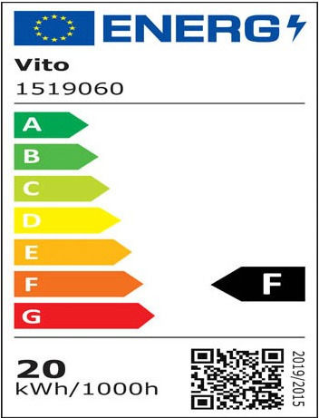 Vito LED Bulb 20W for Socket E27 and Shape G120 Natural White 1900lm