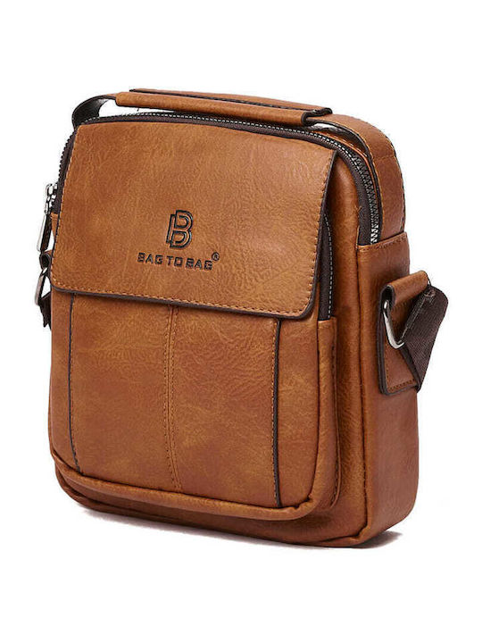 MD-3083 Herrentasche Schulter / Crossbody Tabac Braun