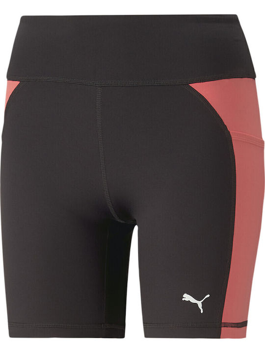 Training Women's Short High Waist Black Leggings