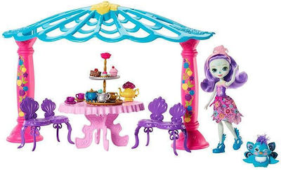 Mattel Jucărie Miniatură Garden Gazebo Playset with Patter Peacock Doll and Flap Figure Enchantimals