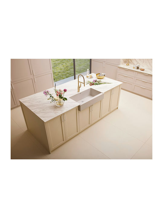 Blanco Vintera XL 9-UF Ένθετος Νεροχύτης από Συνθετικό Γρανίτη Μ90xΠ51cm Coffee