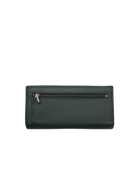 Kion 1252A Large Leather Women's Wallet Cypress Green