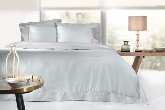 Guy Laroche Set Cearșafuri King Size 270x280cm. Silky Argint Moonlight 4buc