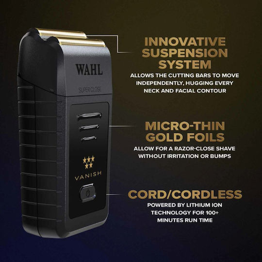 Wahl Professional 5 Star Vanish 08173-716 Foil Ξυριστική Μηχανή Προσώπου Επαναφορτιζόμενη