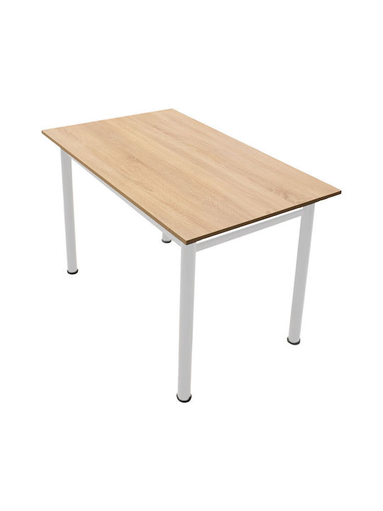 PWF-0644 Table Kitchen Wooden with Metal Frame 110x70x77cm