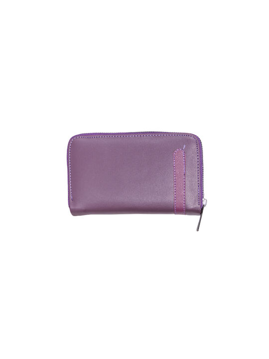 Wallet women's purple leatherette purple