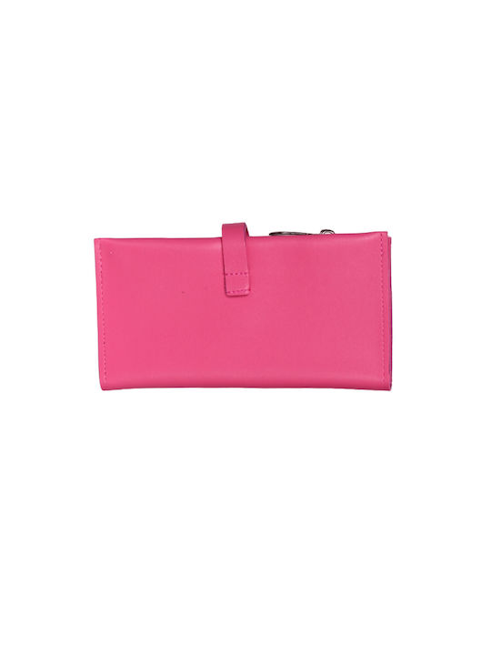 Brieftasche Damenbrieftasche aus Kunstleder fuchsia