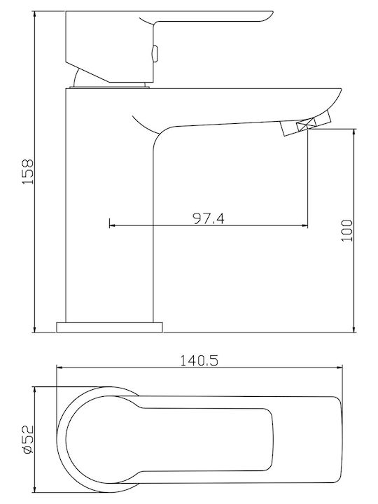 Vinci Suite Mischung Waschtischarmatur