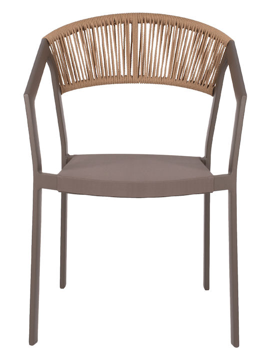 Gartenstühle Aluminium Miri Beige 45x63x82cm