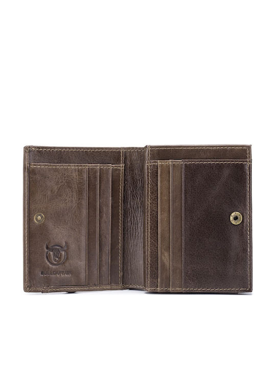 Leather Men's Wallet Classic with RFID Brown