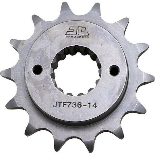 JT Sprockets Vorderes Ritzel 14 Zähne für Ducati Monster