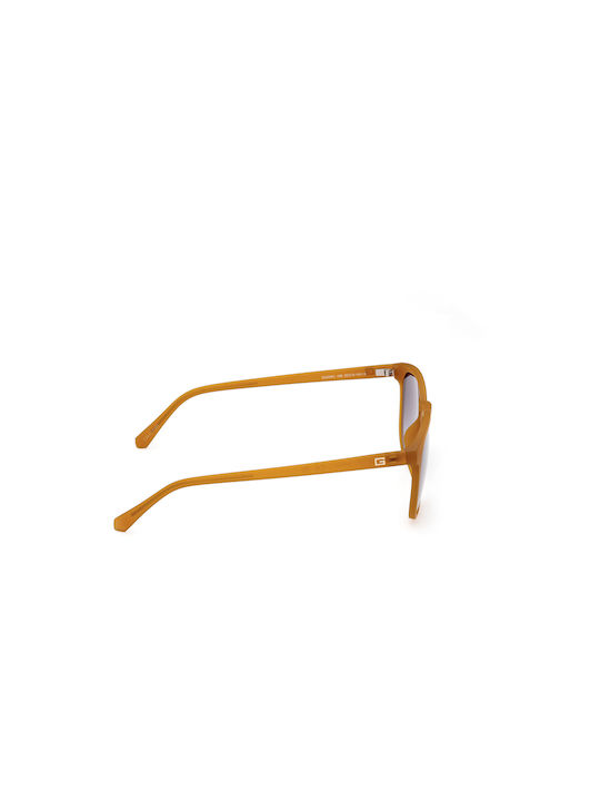 Guess Unisex Sunglasses With Orange Frame And Grey Lens