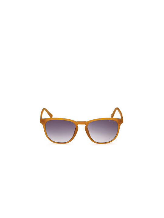 Guess Unisex Sunglasses With Orange Frame And Grey Lens