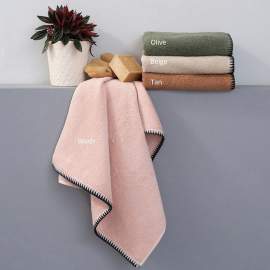 Palamaiki Handtuch Brooklyn 30x50εκ. Beige Gewicht 500gr/m²