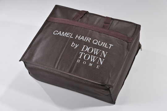 Down Town Home Πάπλωμα Υπέρδιπλο Μάλλινο 230x250εκ. Camel Μπεζ 430 GSM