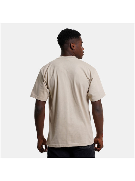 HUF Men's Short Sleeve T-shirt Beige