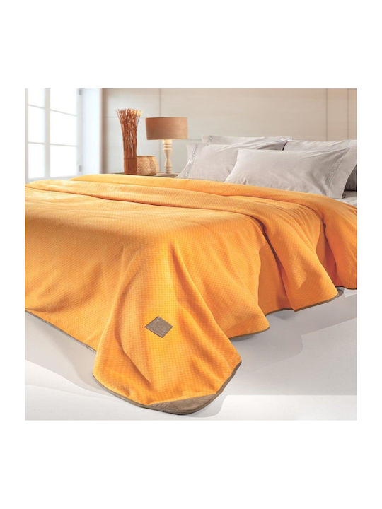Guy Laroche Polar Decke Fleece Übergröße 230x250cm Mango