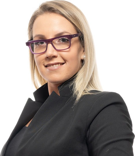 Emilio Pucci Women's Acetate Purple Prescription Eyeglass Frames EP5028 083