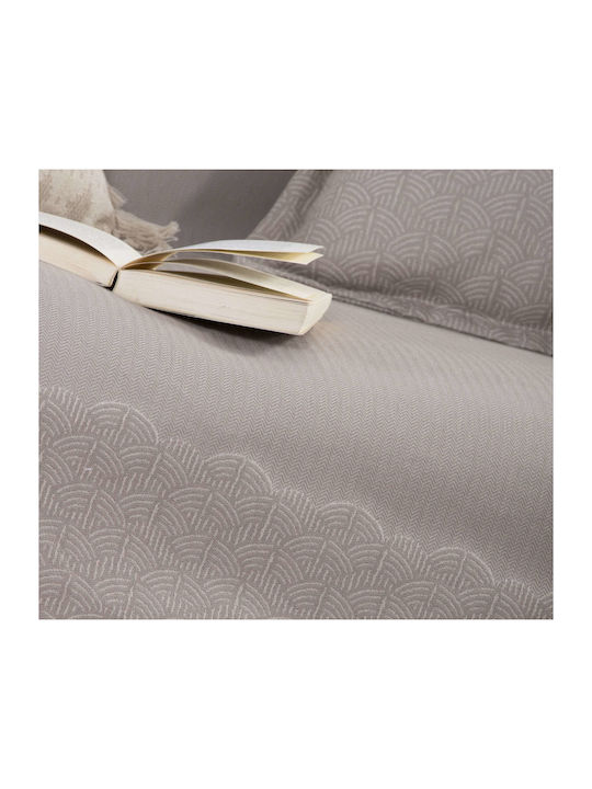 Nef-Nef Homeware Maximus Ριχτάρι Πολυθρόνας Ζακάρ 170x180εκ. Beige