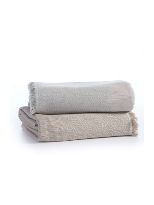 Nef-Nef Homeware Maximus Sofa Throw 2 Seater 170x250cm Aqua