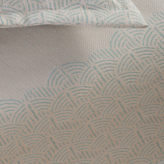 Nef-Nef Homeware Maximus Sofa Throw 2 Seater 170x250cm Aqua