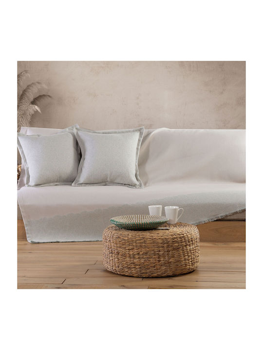 Nef-Nef Homeware Maximus Sofa Throw 2 Seater 170x250cm Aqua