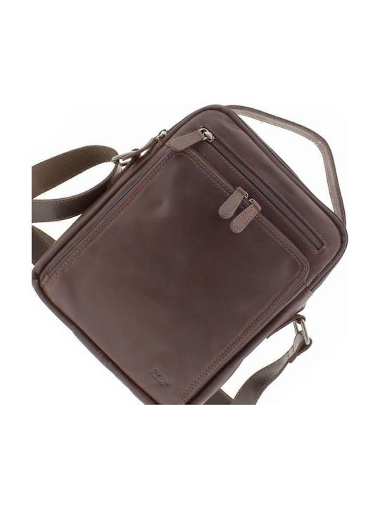 Leather Men's Bag Shoulder / Crossbody Brown