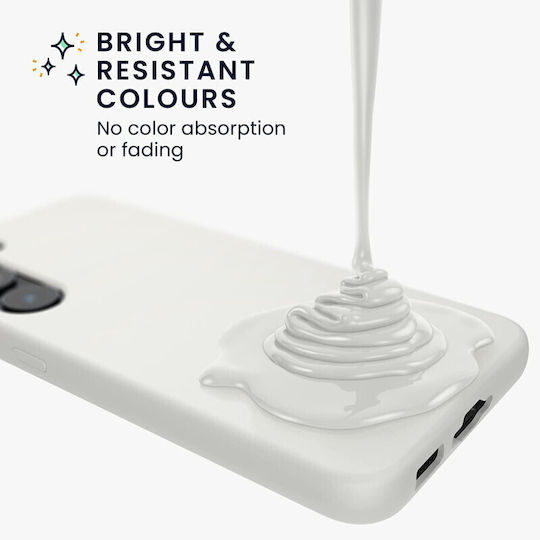 KWmobile Back Cover Σιλικόνης Matte White (Galaxy S23+)