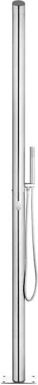 vidaXL Pool Shower with Length 150cm Silver
