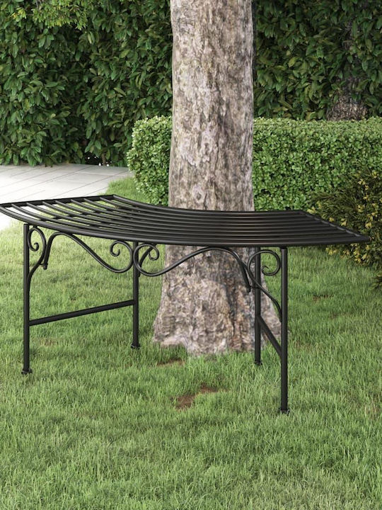 Bench Outdoor Metal Black 113x50.5x40.5cm Bench Outdoor Metal Black 113x50.5x40.5cm