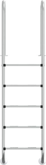 vidaXL Poolzubehör 54x38x211cm Silver