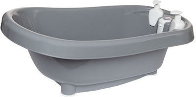 Bebejou Baby Bath Μπάνιο Mε Ενσωματωμένο Θερμόμετρο with Thermometer Gray J-4260058