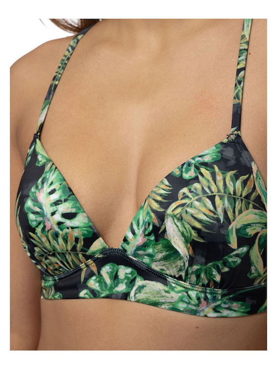 Kano Bikini Τριγωνάκι με Ενίσχυση Floral
